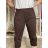 Nohavice volnočasové dámske nadrozměr AMANDA (40/42/44/46 ONE SIZE) TALIANSKA MÓDA IM42600016/DU tm. khaki 42/44/46