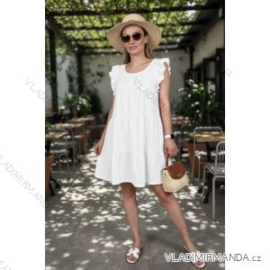 Šaty letné krátky rukáv dámske (S/M/L ONE SIZE) TALIANSKA MóDA IMD26098