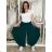 Nohavice harémky letné dlhé dámske (S/M/L ONE SIZE) TALIANSKA MÓDA IM424402 zelená smaragdová S / M