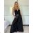 Nohavice elegantné s opaskom dámske (S/M/L ONE SIZE) TALIANSKA MÓDA IM425747/DUR černá S/M/L