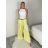 Nohavice elegantní dlhé s páskem dámske MISEL(S/M/L ONE SIZE) TALIANSKA MÓDA 	 IMPVN262465