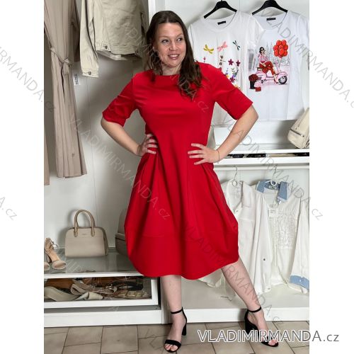 Šaty volnočasové krátky rukáv dámske SARAH (S/M/L ONE SIZE) TALIANSKA MÓDA IM5260002356