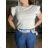 Tielko elegantné letné dámske DANA (S/M/L ONE SIZE) TALIANSKA MóDA IMM26M21800/DUR S/M/L biela