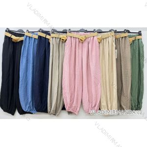 Kalhoty letní dámské (S/M/L ONE SIZE) ITALSKÁ MÓDA IM426182