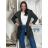 Mikina na zip dlhý dámsky (S/M/L/XL) TALIANSKA MÓDA IMD25281/DUR S/M/L zelená khaki
