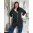 Mikina na zip dlhý dámsky (S/M/L/XL) TALIANSKA MÓDA IMD25281/DUR S/M/L zelená khaki