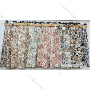 Nohavice letné s opaskom dámske (S/M/L ONE SIZE) TALIANSKA MÓDA IM426200