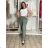 Nohavice aladinky letné dámske (S/M/L ONE SIZE) TALIANSKA MÓDA IM426181/DUR S/M/L tmavo béžová