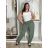 Nohavice aladinky letné dámske (S/M/L ONE SIZE) TALIANSKA MÓDA IM426181/DUR S/M/L tmavo béžová