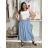 Sukně dlouhá dámská EMMA (M/L/XL ONE SIZE) TALIANSKA MÓDA IM425313A