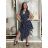 Šaty elegantné bez rukávu s opaskom dámske (S/M/L ONE SIZE) talianska moda IMWBJ260001