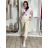 Nohavice volnočasové dámske nadrozměr AMANDA (40/42/44/46 ONE SIZE) TALIANSKA MÓDA IM42600016/DU tm. khaki 42/44/46