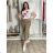 Nohavice volnočasové dámske nadrozměr AMANDA (40/42/44/46 ONE SIZE) TALIANSKA MÓDA IM42600016/DU tm. khaki 42/44/46