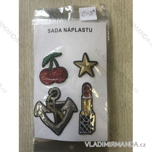 Nažehľovacie nálepky alá záplaty (one size) C-3