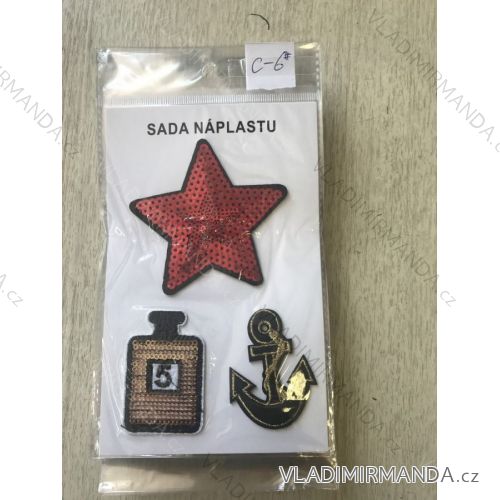 Nažehľovacie nálepky alá záplaty (one size) C-6

