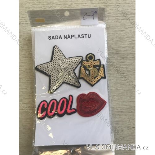 Nažehľovacie nálepky alá záplaty (one size) C-7