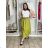 Nohavice oversize s opaskom dámske (S/M/L ONE SIZE) TALIANSKA MÓDA IMWTM260003/DUR S/M/L čierna