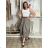Nohavice oversize s opaskom dámske (S/M/L ONE SIZE) TALIANSKA MÓDA IMWTM260003/DUR S/M/L čierna