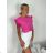 Tielko elegantné letné dámske DANA (S/M/L ONE SIZE) TALIANSKA MóDA IMM26M21800/DUR S/M/L biela