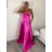 Šaty dlhé letné na ramienka dámske (XS/S/M ONE SIZE) TALIANSKA MÓDA IMPBB24B24780 biela S/M