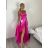 Šaty dlhé letné na ramienka dámske (XS/S/M ONE SIZE) TALIANSKA MÓDA IMPBB24B24780 biela S/M