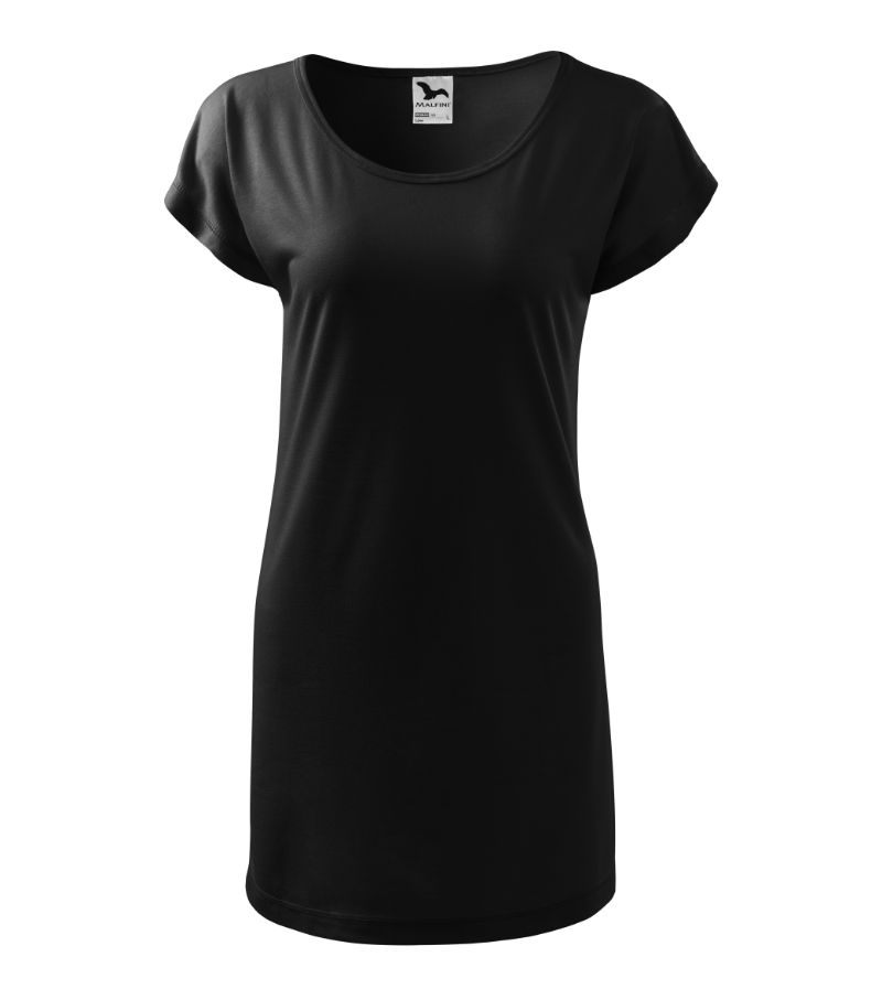 Šaty letní krátký rukáv dámské nadrozměr LOVE (XS-2XL) ADR26123 _barva viď foto XS