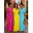Šaty dlhé bodky krátky rukáv dámske (S/M/L ONE SIZE) TALIANSKA MÓDA IMWGM260012