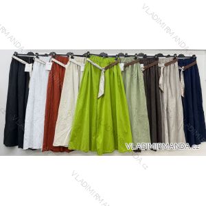 Sukňa dlhá s opaskom dámska nadrozmer (40/42/44 ONE SIZE) TALIANSKA MÓDA IM426223