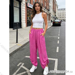 Nohavice letné dámske (S/M/L ONE SIZE) TALIANSKA MÓDA IM426228