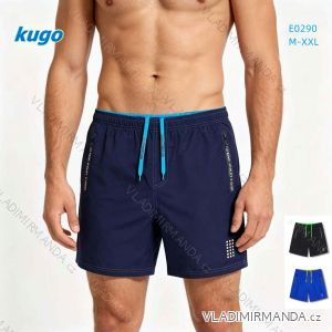 Šortky kúpacie pánske nadrozmer (M-2XL) KUGO QE290