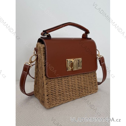 Kabelka malá boho letná dámska (19cm X 16cm) Versoli VER26T920/DUR ONE SIZE béžová