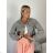 Bunda riflová dlhý rukáv dámska (S/M/L ONE SIZE) TALIANSKA MÓDA IMPOZ2616590