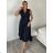 Šaty dlhé košeľové rukávu dámske (S/M/L ONE SIZE) TALIANSKA MÓDA IMM2612764/DUR S/M/L béžová