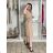 Šaty košilové elegantný dlhý rukáv dámske (S/M/L ONE SIZE) TALIANSKA MÓDA IMD260000356