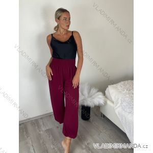 Nohavice dlhé letné harémky dámske VALERI (S/M/L ONE SIZE) TALIANSKA MODA IM426002659