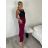 Nohavice dlhé letné harémky dámske VALERI (S/M/L ONE SIZE) TALIANSKA MODA IM426002659/DUR S/M/L tmavo modrá