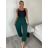 Nohavice dlhé letné harémky dámske VALERI (S/M/L ONE SIZE) TALIANSKA MODA IM426002659/DUR S/M/L tmavo modrá