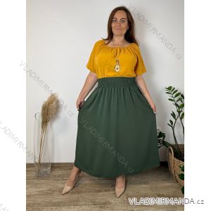 Sukňa dlhá dámska nadrozměr RAMI (50/52/54 ONE SIZE) TALIANSKA MÓDA IMC2623647/DUR