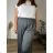 Nohavice dlhé letné dámske nadrozmer DANIELLA (52/54/56 ONE SIZE) TALIANSKA MÓDA IM425DANIELLA