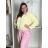 Bunda oversize dlhý rukáv dámska KAILA (S/M/L/XL ONE SIZE) TALIANSKA MÓDA IMC26081/DUR černá S/ML