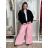 Bunda oversize dlhý rukáv dámska KAILA (S/M/L/XL ONE SIZE) TALIANSKA MÓDA IMC26081/DUR černá S/ML