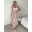 Šaty dlhé letní elegantní na ramínka dámske (S/M/L ONE SIZE) TALIANSKA MÓDA IMPKM266931