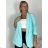 Sako dlhý rukáv dámske DICE (S/M/L ONE SIZE) TALIANSKA MÓDA IMPVN2522493/DUR růžová S/M