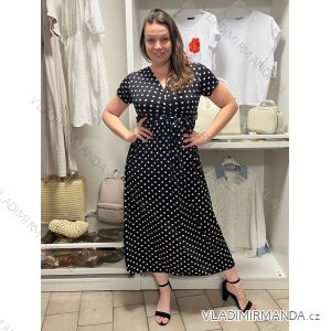 Šaty dlhé letné krátky rukáv dámske (VESNA S/M/L ONE SIZE) TALIANSKA MóDA IM3251111-5/DUR