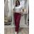 Nohavice aladinky harémky dlhé dámske (M/L ONE SIZE) TALIANSKA MÓDA IMD22212/DR M/L tmavě mintová