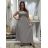 Šaty  letné bez rukávov dámske Bella (S/M/L ONE SIZE) TALIANSKA MÓDA IMSM25BELLA/DR S/M/L smetanová béžová