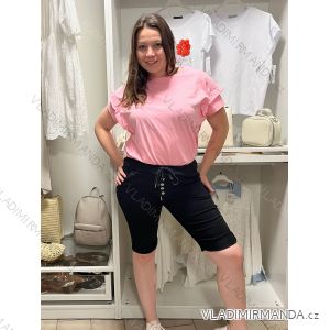 Kraťasy strečové šortky dámske (S/M/L ONE SIZE) TALIANSKA MÓDA IMC2632564