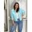 Bunda lehká oversize dlhý rukáv dámska RURU (S/M/L /XL ONE SIZE) TALIANSKA MÓDA IMWTM260004/DUR S/M/L žlutá