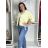 Bunda lehká oversize dlhý rukáv dámska RURU (S/M/L /XL ONE SIZE) TALIANSKA MÓDA IMWTM260004/DUR S/M/L žlutá