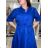 Šaty košilové klasik 3/4 dlhý rukáv dámske OLIVIE  (M/L/XL ONE SIZE) TALIANSKA MÓDA IM525058